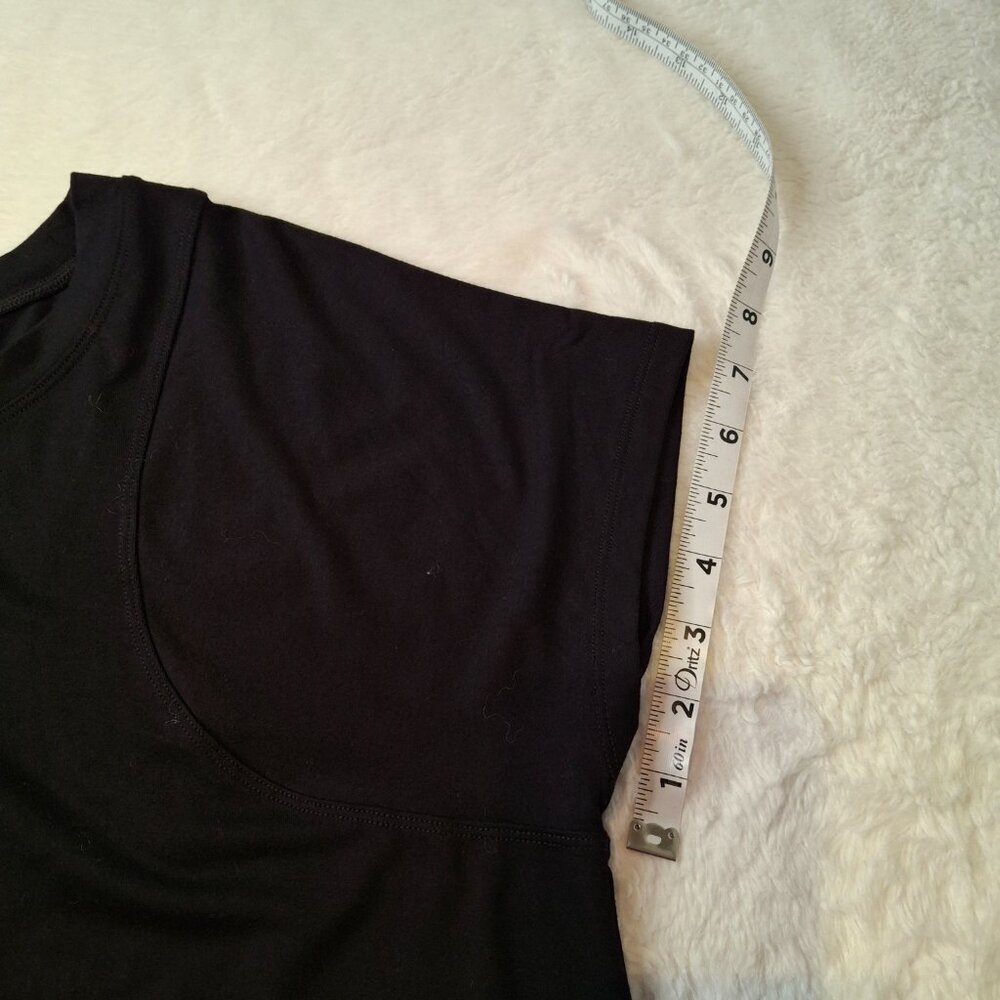 Halara Jersey Knit Dress Sz L Midi Pockets Neutral Minimalist Athleisure - Picture 15 of 15